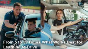 From 5 to 50 Hours What Works Best for Learning to Drive